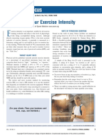 Fitness Focus: Monitoring Your Exercise Intensity