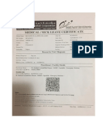 Ronaldo Medical Certificate