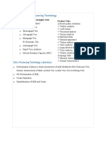 Cereal and Pulse Processing Technology: Flour and Dough (Gluten Strength) Tests Product Tests