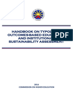 Handbook on CHED Typology, OBE and ISA