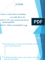 Choosing a Career Ppt