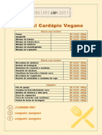 Especial Cardápio Vegano