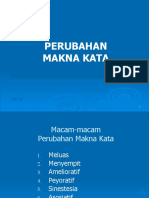 Perubahan Makna Kata