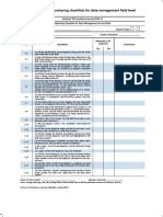15 4 Example Field Level Monitoring Checklist