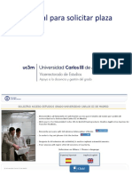 Tutorial para Solicitar La Plaza