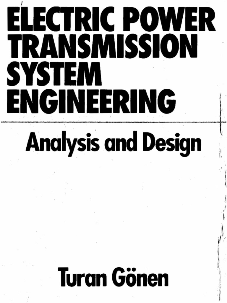 electric Power Transmission System Engineering PDF