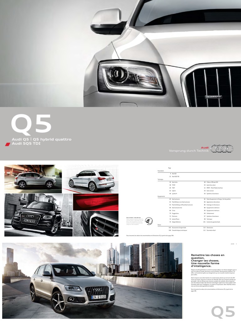 Brochure accessoires Audi A8 - Frais d'envoi compris - Équipement auto