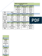 Horario de Diversificado 2021 2022