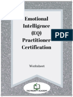 Emotional Intelligence (EQ) Practitioner Certification: Worksheet