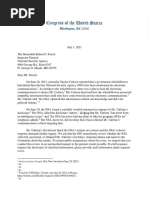 Jordan Comer Gaetz NSA Letter