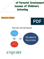 Nissrine Jabbar-The Impact of Parental Involvement in The Success of Children's Schooling