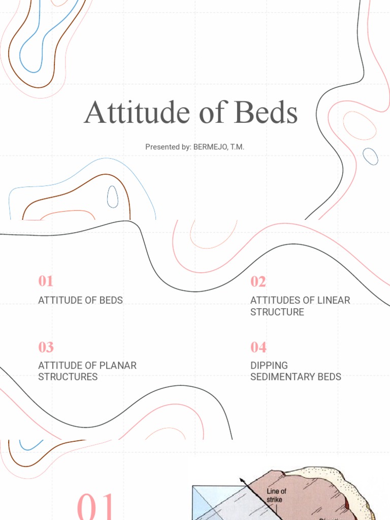 Attitude of Beds in Geology | PDF | Plane (Geometry) | Structural Geology