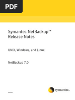 NetBackup 7.0 Release Notes