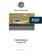 Handling Notes Cessna 172: Singapore Flying College