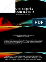 La Filosofía Presocrática - Filosofia - 10ºB