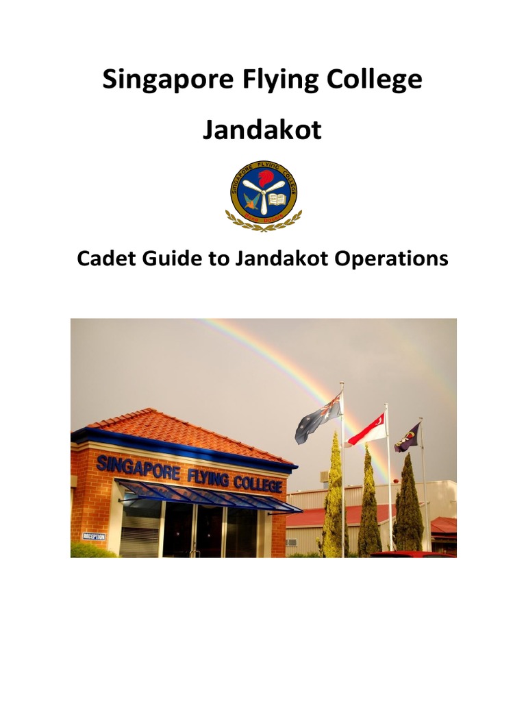 Cadet Guide To Jandakot Opertations PDF Flight Instructor Aviation