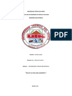 Achiña Cristian Ejercicio en Clase