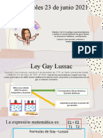 Leyes de Gay-Lussac y problemas de gases ideales