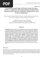 Download Germination and Vigor of Lettuce Seeds Lactuca Sativa L Pelleted With Homeopathic Preparations Alumina and Calcarea Carbonica Subjected to Toxic Levels of Aluminum by Saurav Arora SN51383418 doc pdf