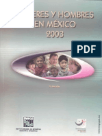MUJERES Y HOMBRES 2003