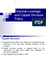 Capital Structure Theory 2016
