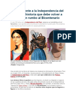 Mujeres frente a la Independencia del Perú