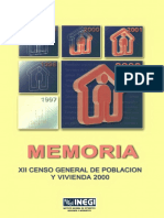 Memoria Censo 2000