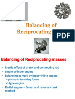 Balancing of Reciprocating Masses