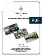 Proposal For Construction of Parapet Wall