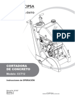 CCT12-Manual-de-Operación-y-partes Cortadora de Piso