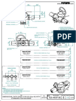 IQ3-40SP-BC: A4 1 of 6 Dimensional Data Sheet For Iq3 (Size 40) With Standard F25/Fa25 Base 121219