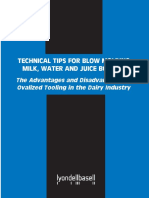 Technical Tips For Blow Molding Milk, Water and Juice Bottles