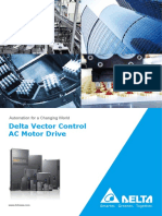 Automation for a Changing World with Delta Vector Control AC Motor Drive