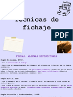 Tecnicas de Fichaje