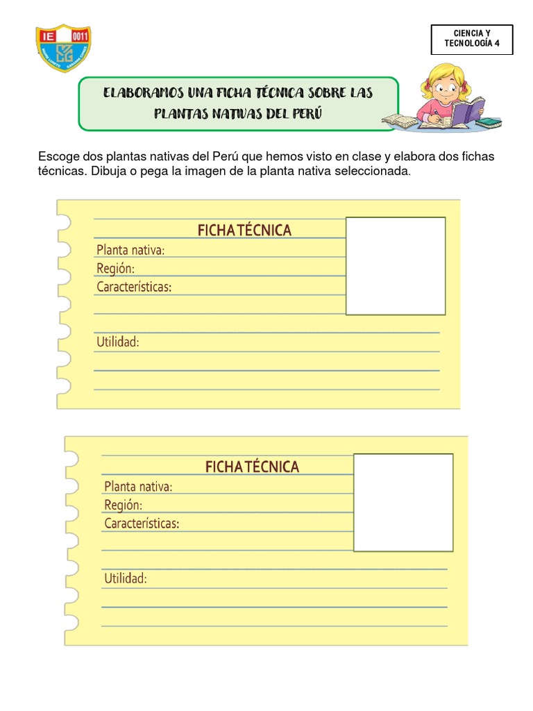Ficha Tecnica Plantas Nativas PDF