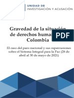 Gravedad de La Situación de Derechos Humanos en Colombia