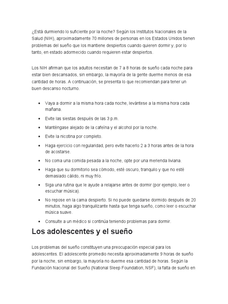 Mejora tu Sueño: Consejos Prácticos | PDF | Dormir | Salud y bienestar
