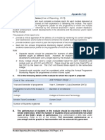 Module Reporting Proforma (Year of Reporting, 2017) : Appendix 1 (A)
