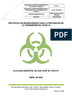 00 Protocolo de Bioseguridad Alcaldia 2020 Sisben