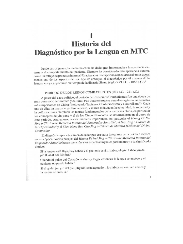Maciocia, Giovanni - Diagnóstico Por La Lengua en Medicina China | PDF