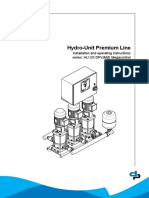 Installation and Operating Instructions Hydro-Unit Premium Line, Megacontrol