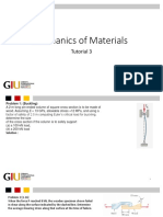 Mechanics of Materials: Tutorial 3