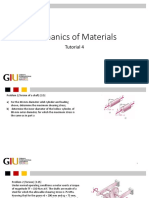 Mechanics of Materials: Tutorial 4