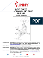 SF-B1423 Riding Bike Manual
