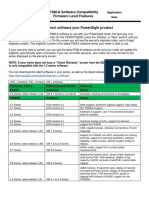 PSM Software Compatibility Firmware Level Features