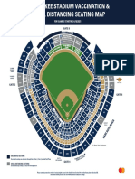 Yankee Stadium Vaccination and Social Distancing Seating Map