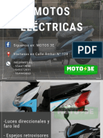 Motos Eléctricas Económicas Ecológicas Moto 3E