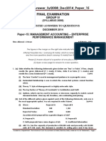 Suggested Answer - Syl2008 - Dec2014 - Paper - 15 Final Examination: Suggested Answers To Questions