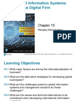 Laudon - Chap 15 - Managing Global Systems