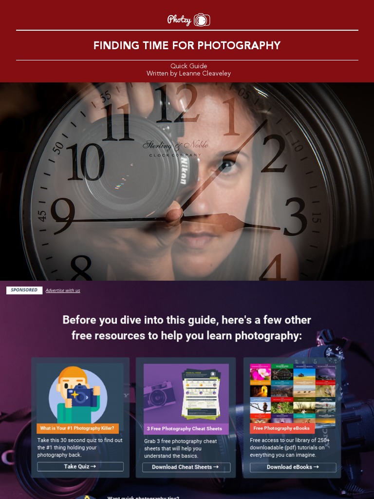 Finding Time For Photography | PDF | Camera | Photograph